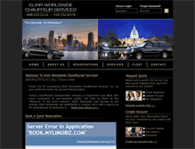 Tablet Screenshot of elixirlimo.com